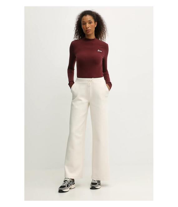 Μακρυμάνικο Guess ALBA χρώμα: μπορντό, V5BP10 KCBF1