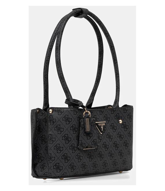 Τσάντα Guess MERIDIAN χρώμα: γκρι, HWSG69 74090