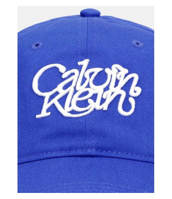 Βαμβακερό καπέλο του μπέιζμπολ Calvin Klein χρώμα: μπλε, LV04F5032G