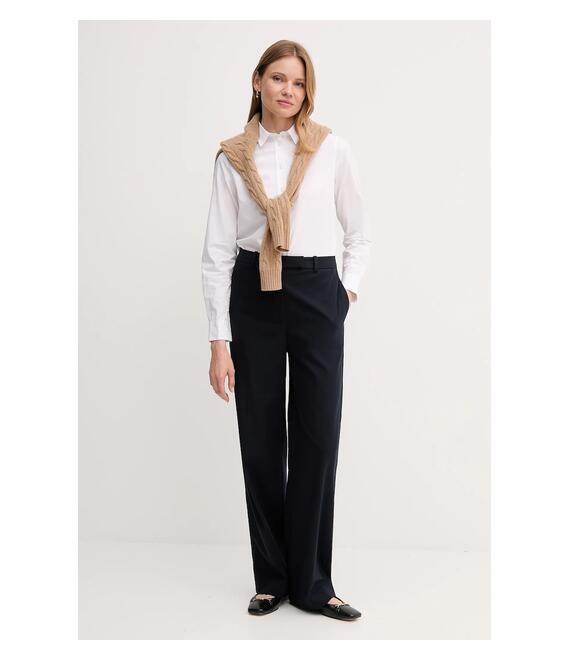 Βαμβακερό πουκάμισο Gant χρώμα: άσπρο, 4300348