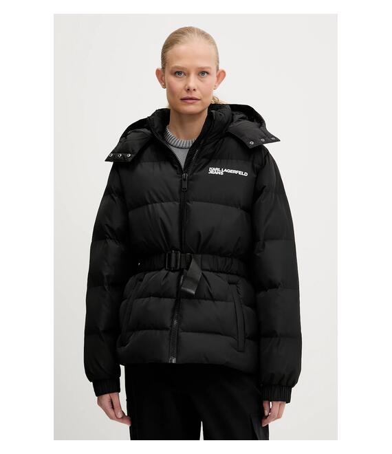 Μπουφάν Karl Lagerfeld Jeans χρώμα: μαύρο, A3W15023