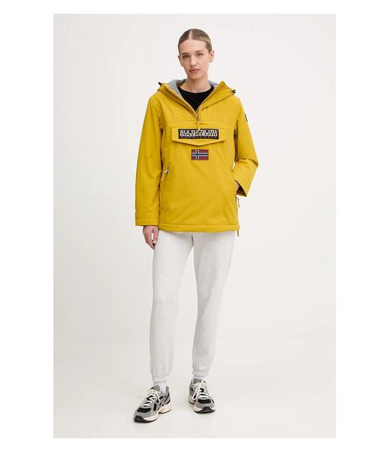 Μπουφάν Napapijri Rainforest χρώμα: κίτρινο, NP0A4GM6Y1O1