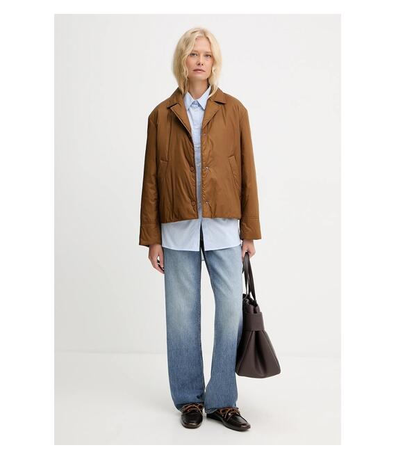 Μπουφάν MM FRONDA χρώμα: καφέ, 2526486027600