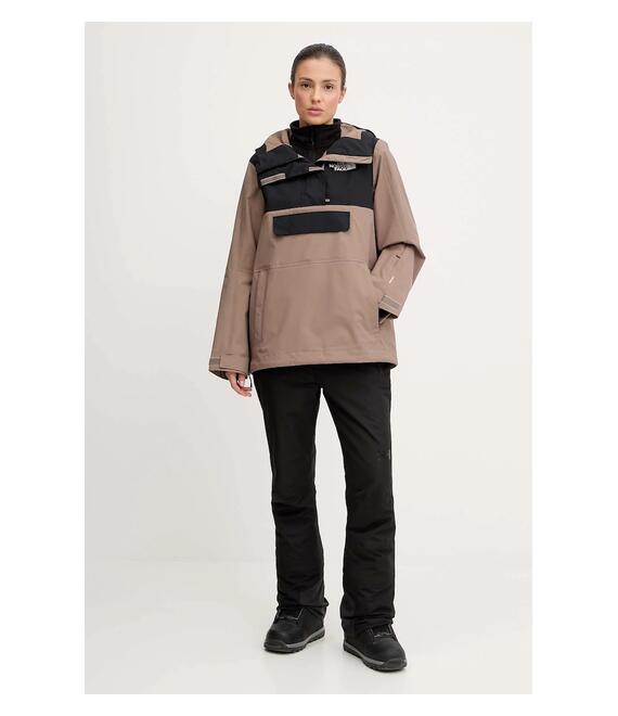 Μπουφάν για σκι The North Face Driftview Anorak χρώμα: καφέ, NF0A82W1DHL1