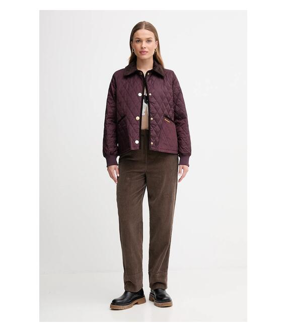 Μπουφάν Barbour MARLA χρώμα: μπορντό, LQU1836