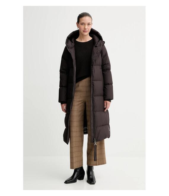 Μπουφάν με επένδυση από πούπουλα Marc O'Polo χρώμα: καφέ, 509087471081