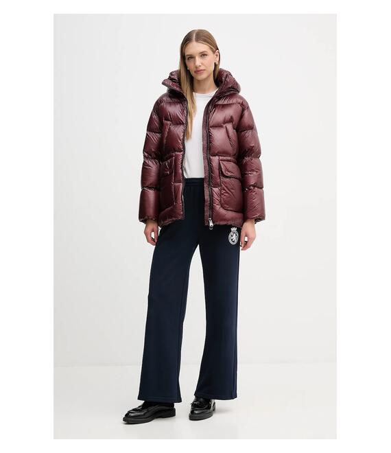 Μπουφάν με επένδυση από πούπουλα Hetrego DAILA χρώμα: κόκκινο, 8P780