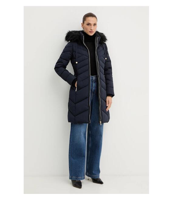 Μπουφάν με επένδυση από πούπουλα Morgan χρώμα: ναυτικό μπλε, GCLEA