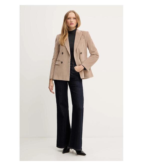 Μπουφάν με κορδόνι Weekend Max Mara KATANGA χρώμα: μπεζ, 2525046062600