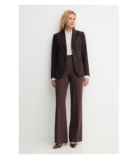 Σακάκι με προσθήκη μάλλινου υφάσματος Tommy Hilfiger χρώμα: μπορντό, WW0WW46662