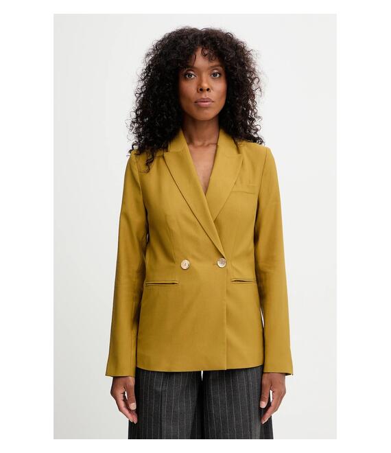 Σακάκι Morgan χρώμα: κίτρινο, VIJA.F