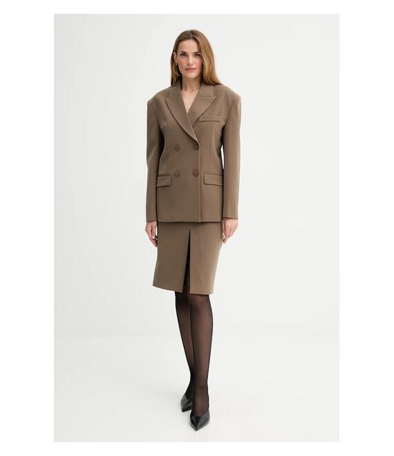 Σακάκι ISABELLE BLANCHE χρώμα: πράσινο, IS25FW-J049-T001