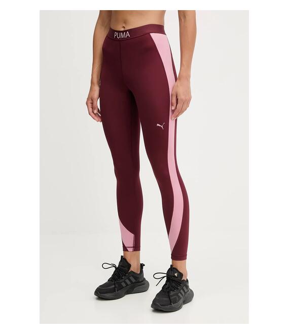Κολάν προπόνησης Puma χρώμα: μπορντό, 526679