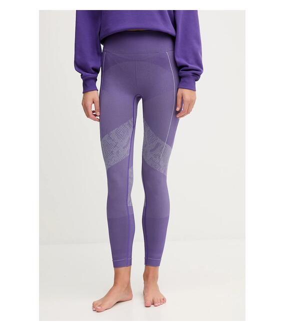 Κολάν γιόγκα adidas by Stella McCartney χρώμα: μοβ, JN0544