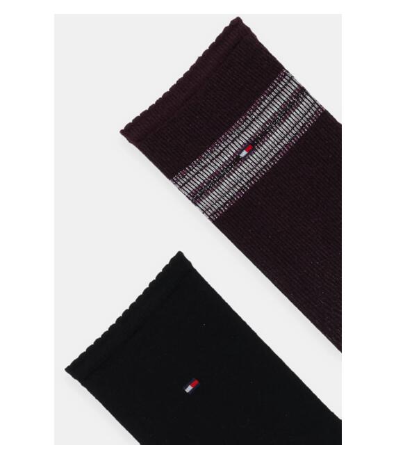 Κάλτσες Tommy Hilfiger 2-pack χρώμα: μπορντό, 701236458
