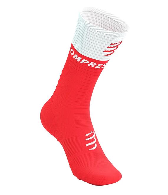 Κάλτσες Compressport Mid Compression v2.0 χρώμα: κόκκινο, SQTU354