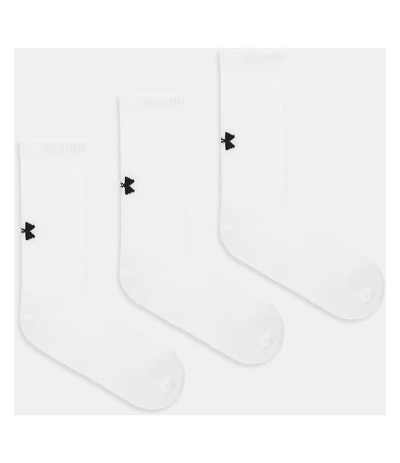 Κάλτσες Under Armour 3-pack χρώμα: άσπρο, 1386311