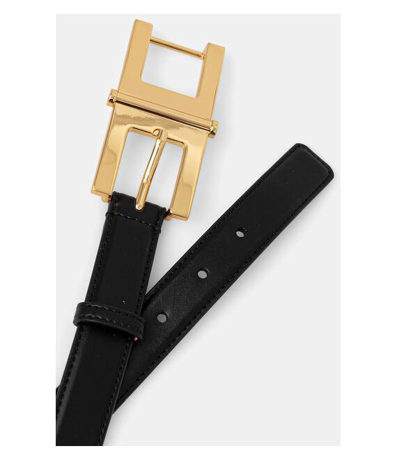 Ζώνη Elisabetta Franchi χρώμα: μαύρο, CT57S57E2