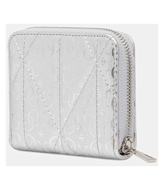 Πορτοφόλι Guess ALDINA χρώμα: ασημί, SWGY96 63137