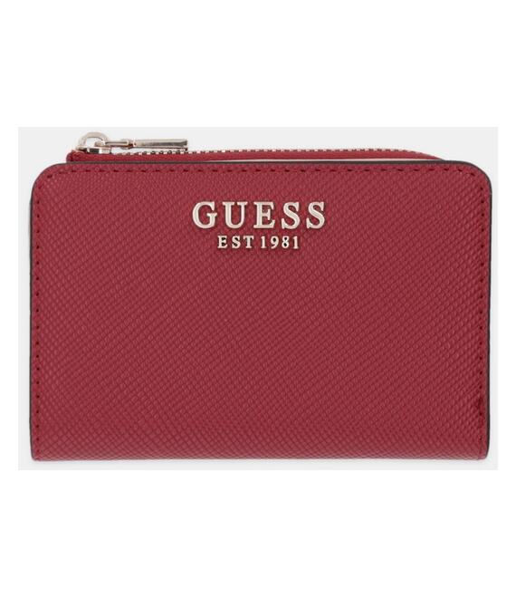 Πορτοφόλι Guess LAUREL χρώμα: κόκκινο, SWZG74 59156
