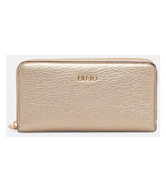 Πορτοφόλι Liu Jo χρώμα: χρυσαφί, AF5170.E0027