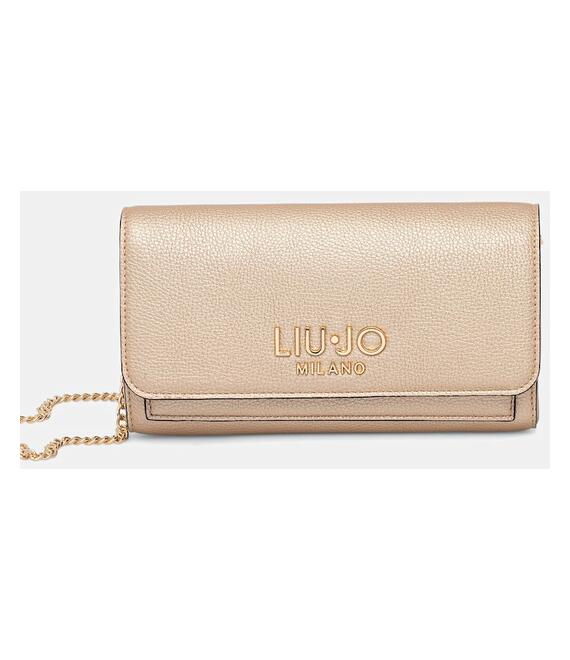 Πορτοφόλι Liu Jo χρώμα: χρυσαφί, AF5191.E0058