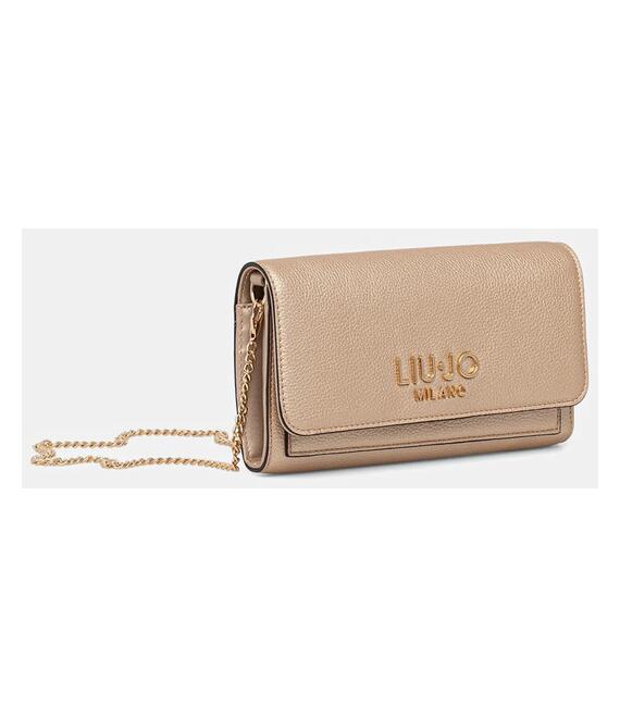 Πορτοφόλι Liu Jo χρώμα: χρυσαφί, AF5191.E0058