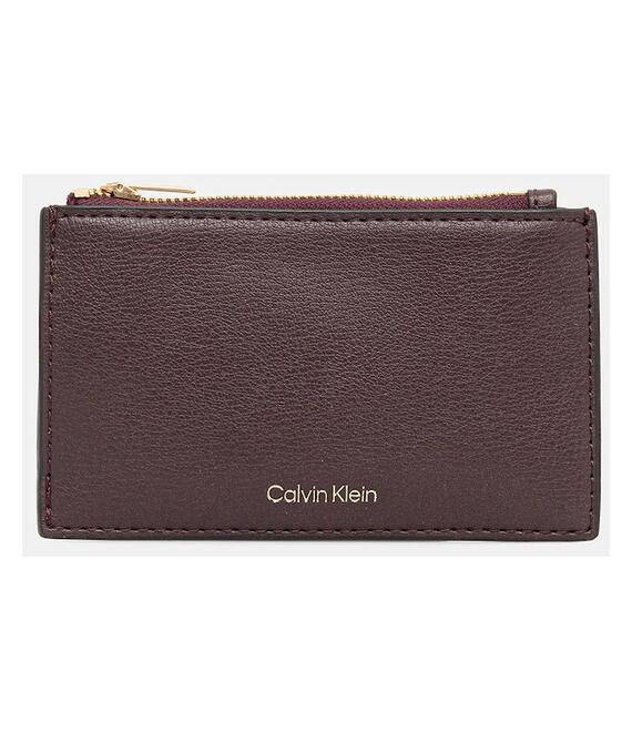 Πορτοφόλι Calvin Klein χρώμα: μοβ, LV04F1090G