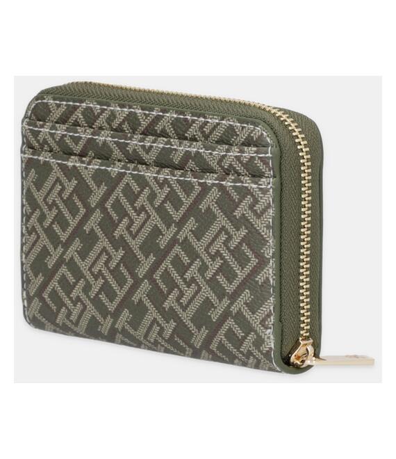 Πορτοφόλι Tommy Hilfiger χρώμα: πράσινο, AW0AW17736