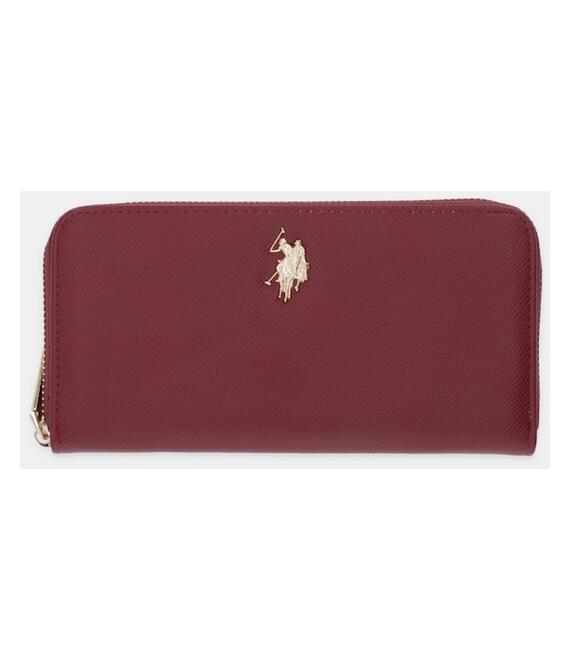 Πορτοφόλι U.S. Polo Assn. Jones χρώμα: μπορντό, BEUJE8658WVP