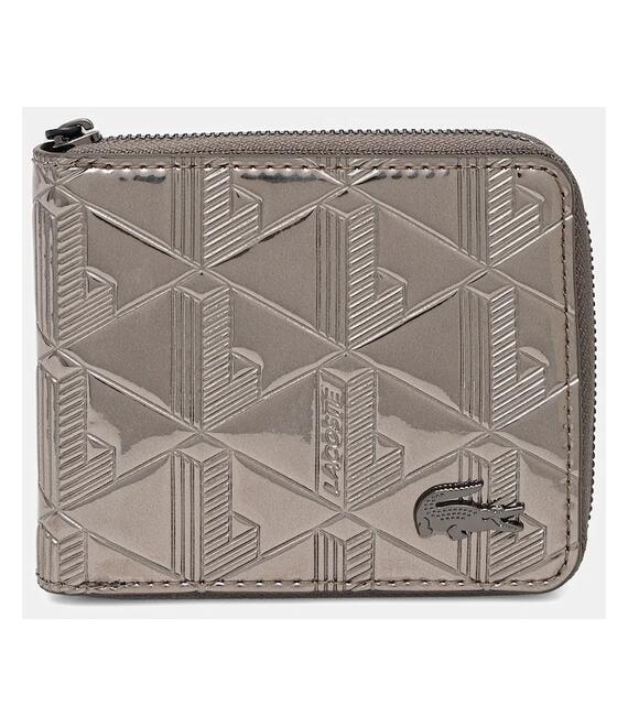 Πορτοφόλι Lacoste χρώμα: ασημί, NU4902BG