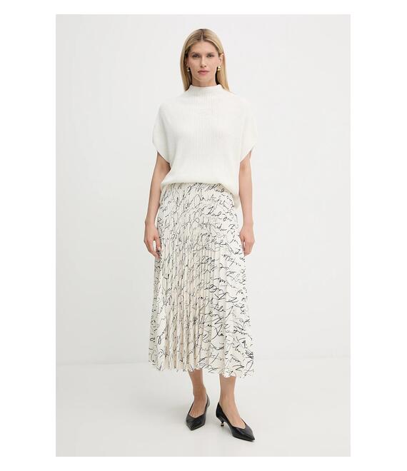 Φούστα Karl Lagerfeld χρώμα: άσπρο, A3W12016