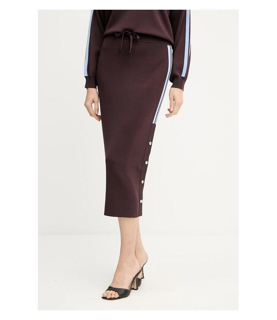 Φούστα Pinko χρώμα: μπορντό, 105393 A2FQ