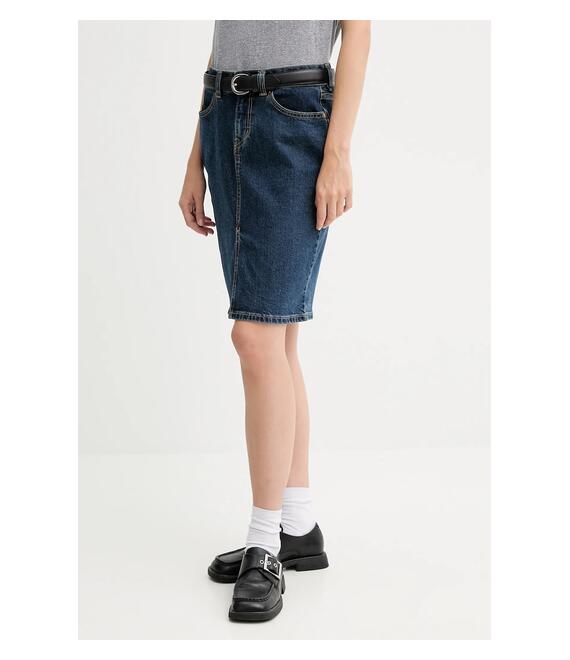 Τζιν φούστα Levi's χρώμα: μπλε, 003Z6