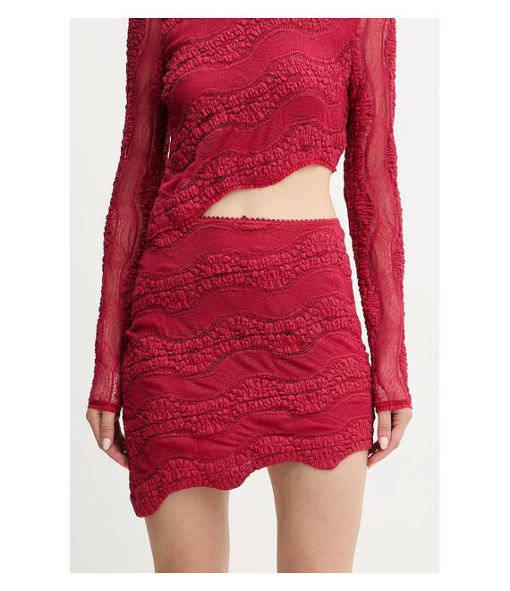 Φούστα Charo Ruiz Ibiza χρώμα: κόκκινο, 257400