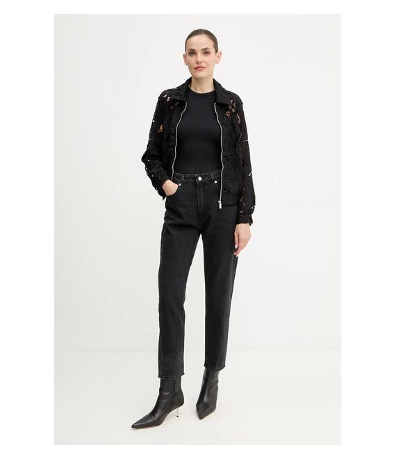 Τζιν παντελόνι MAX&Co. χρώμα: μαύρο, 2526186023200