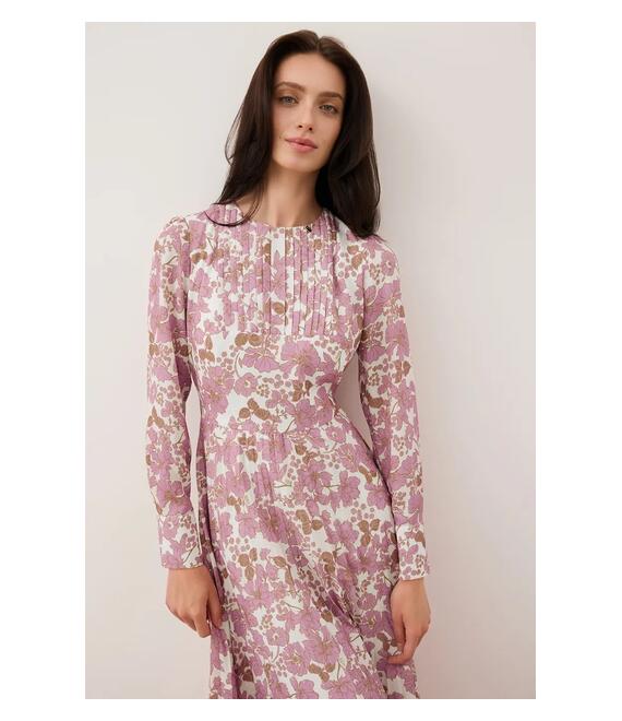 Φόρεμα Bizuu NYLA χρώμα: ροζ, NYLA RÓŻOWY