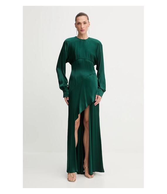 Φόρεμα Bardot χρώμα: πράσινο, 60108DB