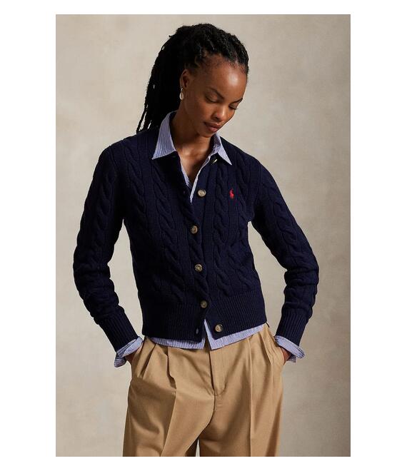 Μάλλινο πουλόβερ Polo Ralph Lauren χρώμα: ναυτικό μπλε, 211972104