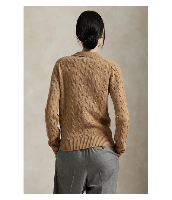 Μάλλινο πουλόβερ Polo Ralph Lauren χρώμα: μπεζ, 211972132