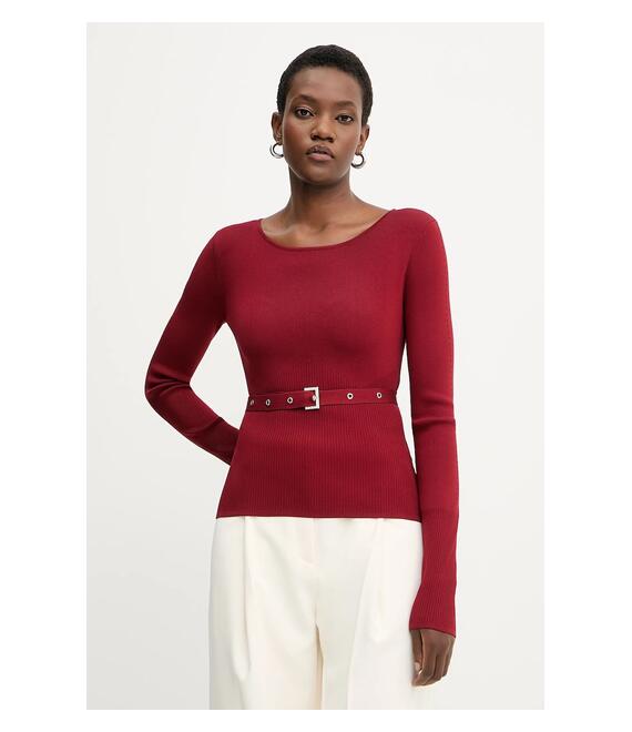 Πουλόβερ Patrizia Pepe χρώμα: κόκκινο, 8K0309 K274