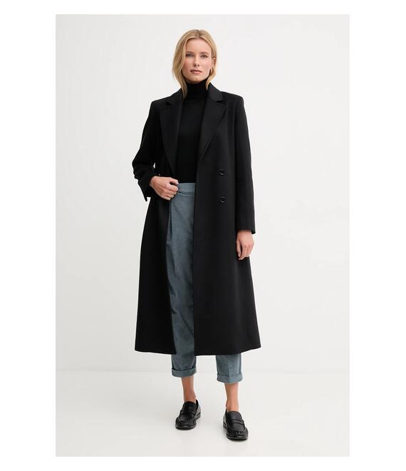 Μάλλινο πουλόβερ United Colors of Benetton χρώμα: μαύρο, 11AHD203Y