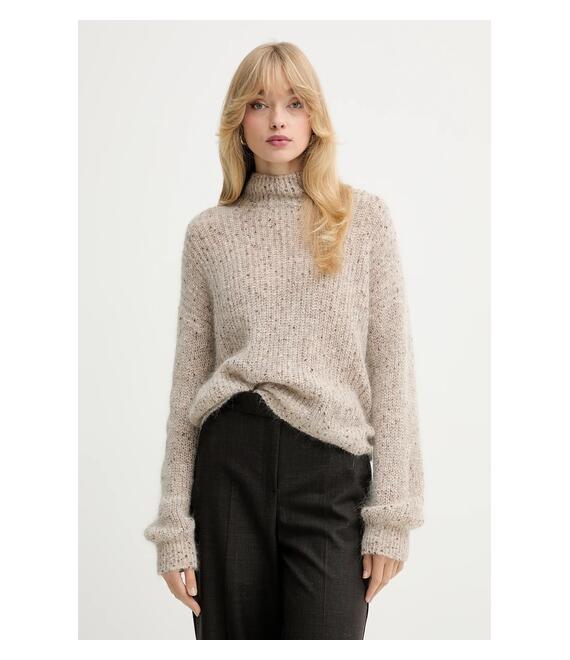 Πουλόβερ Marella χρώμα: μπεζ, 2523366334200