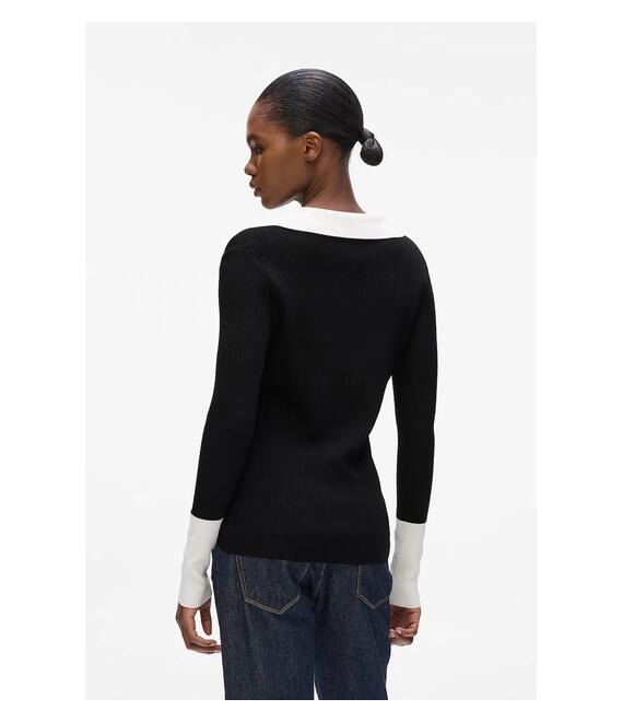 Πουλόβερ Karl Lagerfeld χρώμα: μαύρο, A4W18043