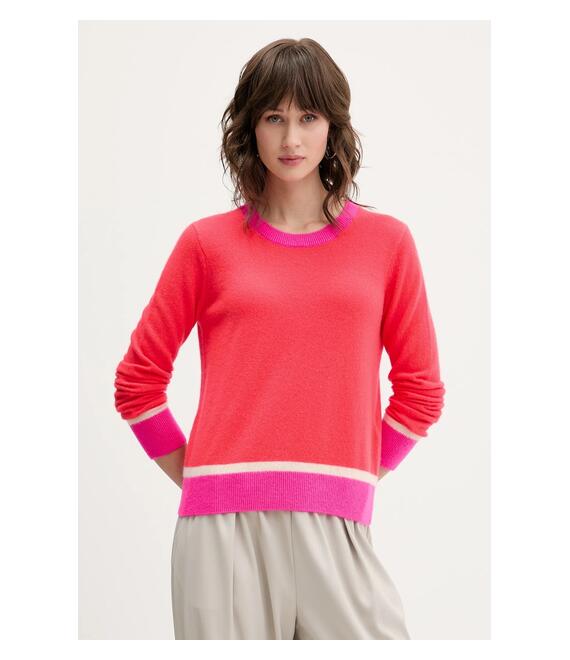 Πουλόβερ κασμίρ FROM FUTURE χρώμα: κόκκινο, WPR01366