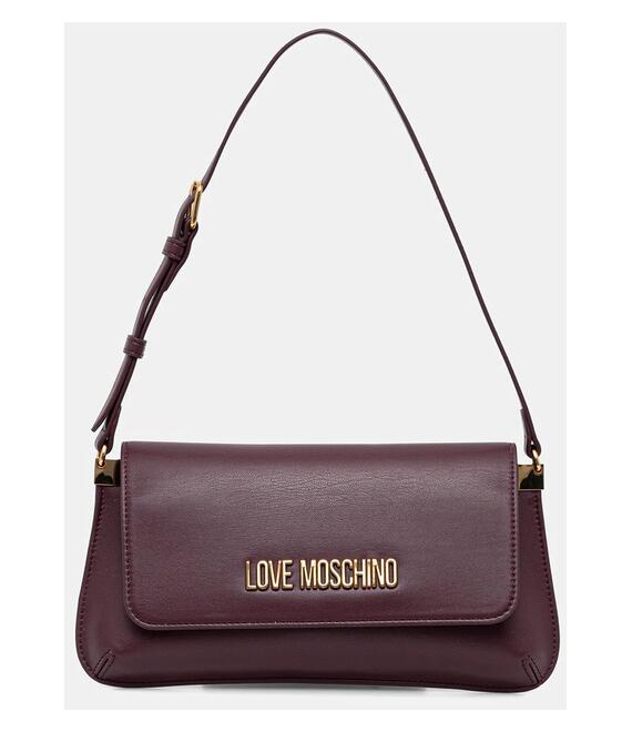 Τσάντα Love Moschino χρώμα: μοβ, JC4058PP1NLO0552