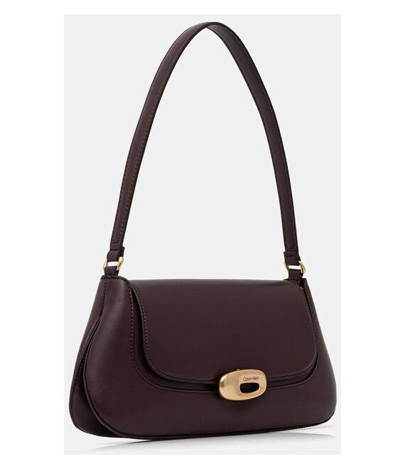 Τσάντα Calvin Klein χρώμα: μοβ, LV04F3146G