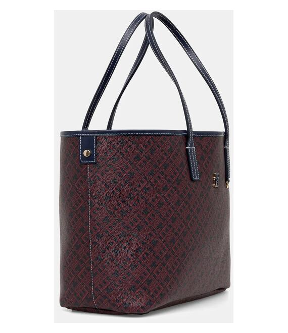 Τσάντα Tommy Hilfiger χρώμα: κόκκινο, AW0AW17696