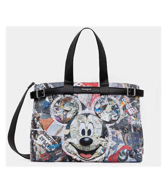 Τσάντα Desigual MICKEY COLLAGE χρώμα: πολύχρωμο, 25WAXA40