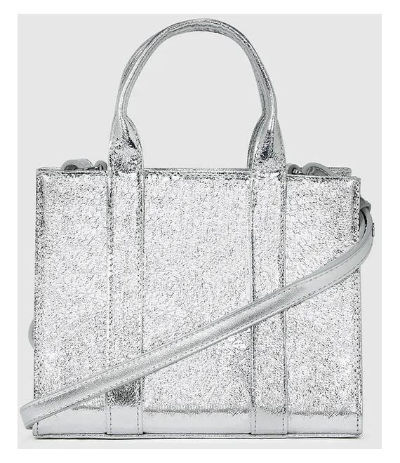 Τσάντα Karl Lagerfeld χρώμα: ασημί, A4W50059